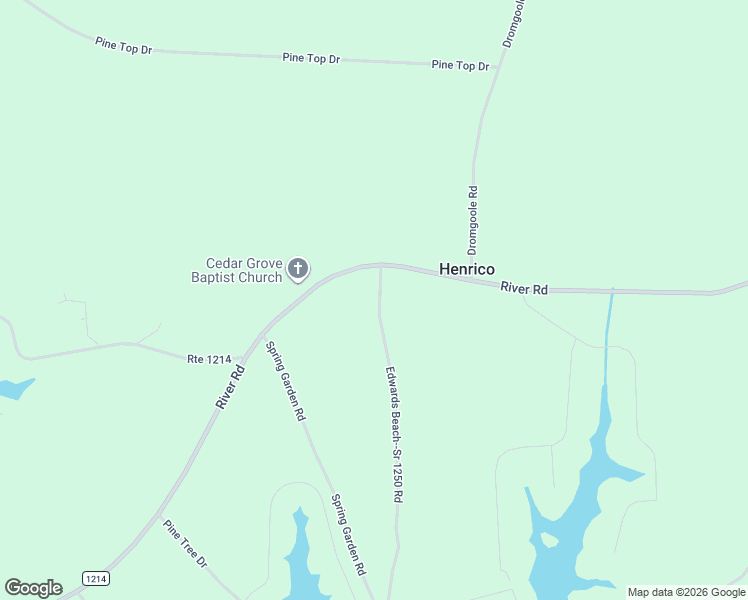 map of restaurants, bars, coffee shops, grocery stores, and more near in Henrico
