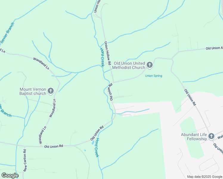 map of restaurants, bars, coffee shops, grocery stores, and more near 895 Old Union Road in Church Hill