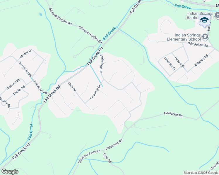 map of restaurants, bars, coffee shops, grocery stores, and more near 208 Southridge Drive in Blountville
