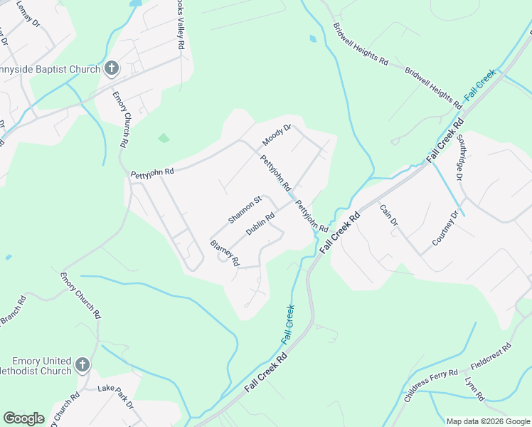 map of restaurants, bars, coffee shops, grocery stores, and more near 5024 Dublin Road in Kingsport