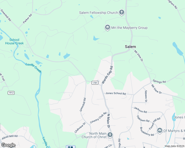 map of restaurants, bars, coffee shops, grocery stores, and more near 805 Greenhill Road in Mount Airy