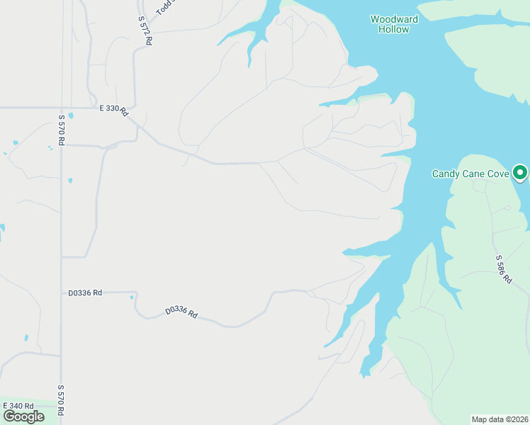 map of restaurants, bars, coffee shops, grocery stores, and more near 33001-33051 South 576 Road in Jay