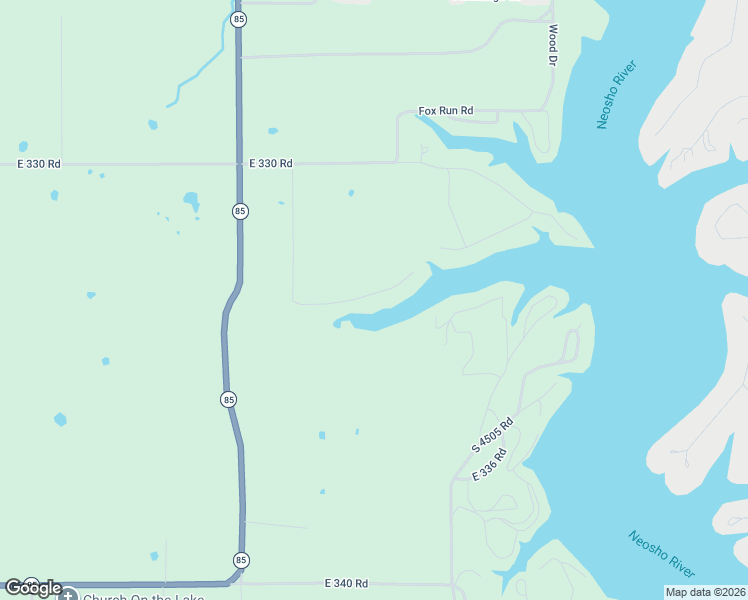 map of restaurants, bars, coffee shops, grocery stores, and more near 450303 East 333 Road in Afton