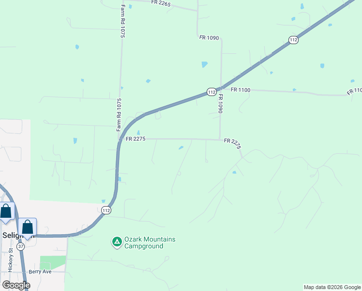 map of restaurants, bars, coffee shops, grocery stores, and more near 27509 L B Corn Road in Seligman