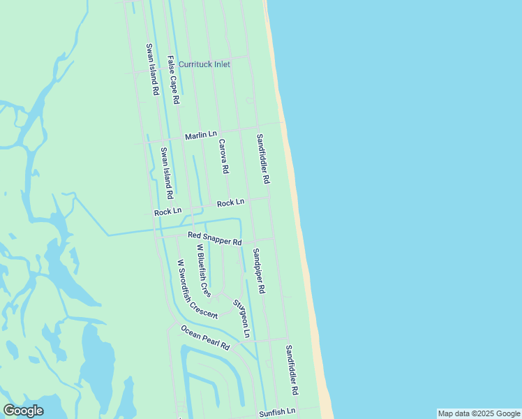 map of restaurants, bars, coffee shops, grocery stores, and more near 2298 Sandfiddler Road in Corolla