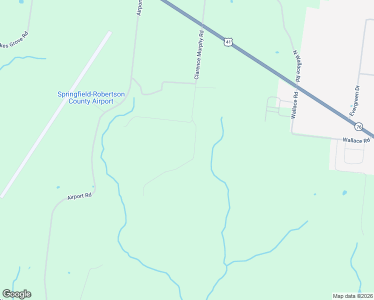 map of restaurants, bars, coffee shops, grocery stores, and more near 4411 Clarence Murphy Road in Springfield