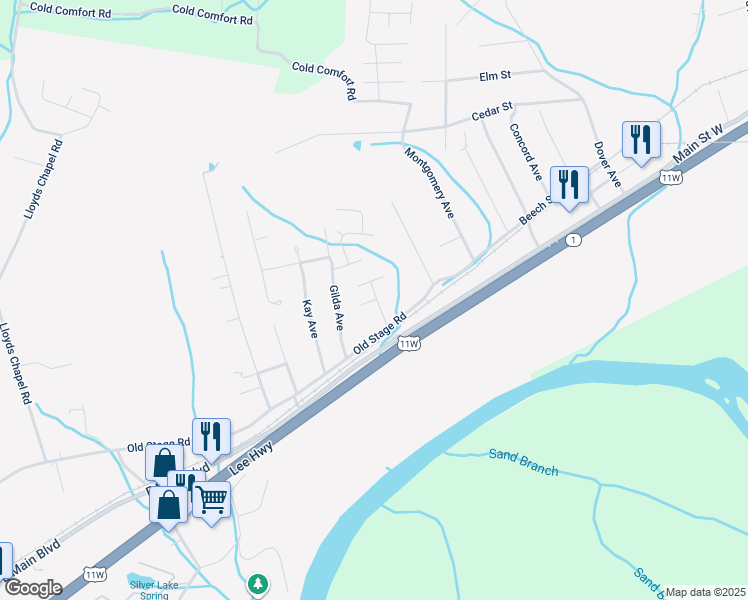 map of restaurants, bars, coffee shops, grocery stores, and more near 935 Ragle Street in Church Hill