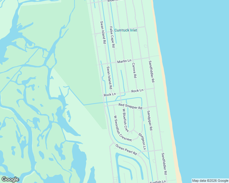 map of restaurants, bars, coffee shops, grocery stores, and more near 2306 False Cape Road in Corolla