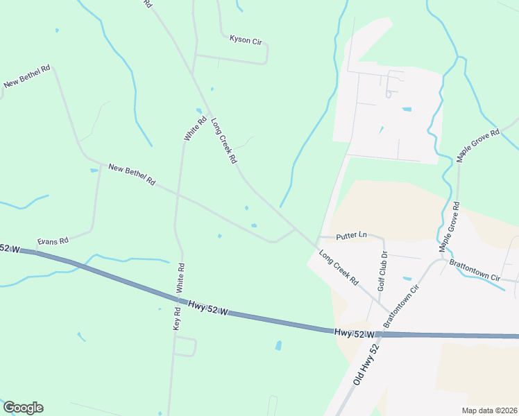 map of restaurants, bars, coffee shops, grocery stores, and more near 619 Long Creek Road in Lafayette