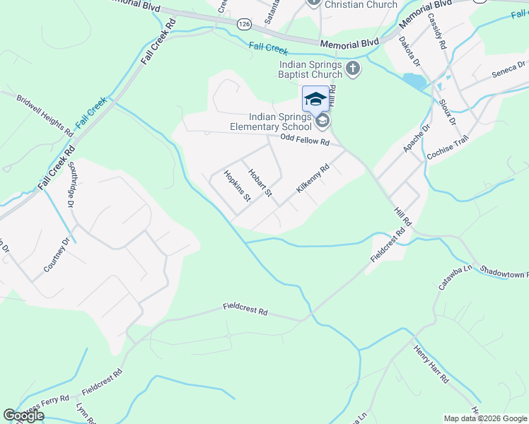 map of restaurants, bars, coffee shops, grocery stores, and more near 513 Kilkenny Road in Kingsport