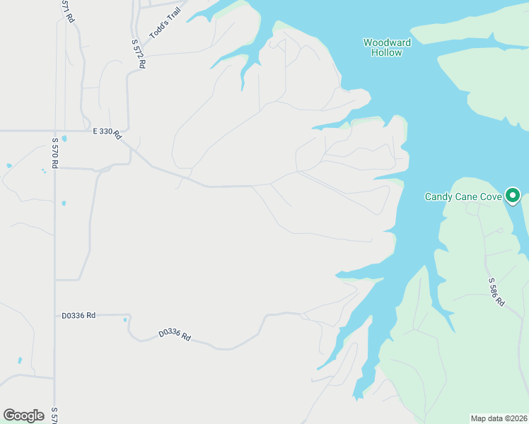 map of restaurants, bars, coffee shops, grocery stores, and more near 33000-33050 South 576 Road in Jay