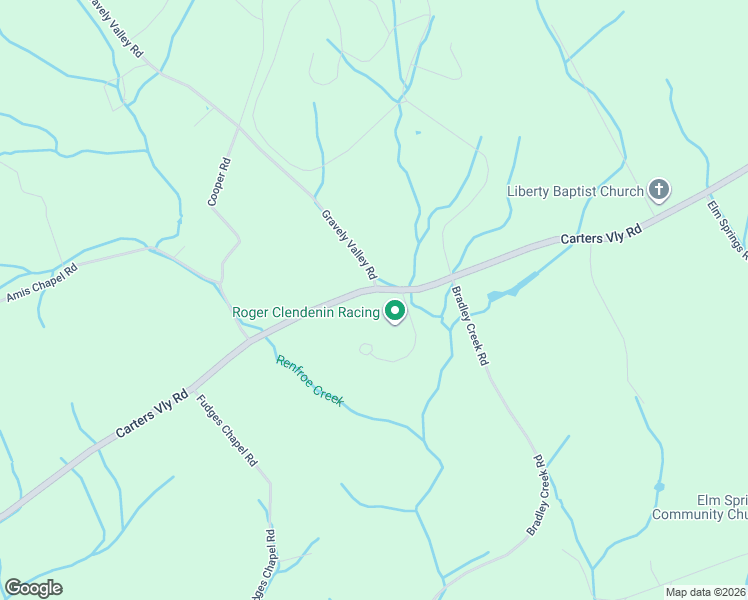 map of restaurants, bars, coffee shops, grocery stores, and more near 2600-2698 West Carters Valley Road in Surgoinsville