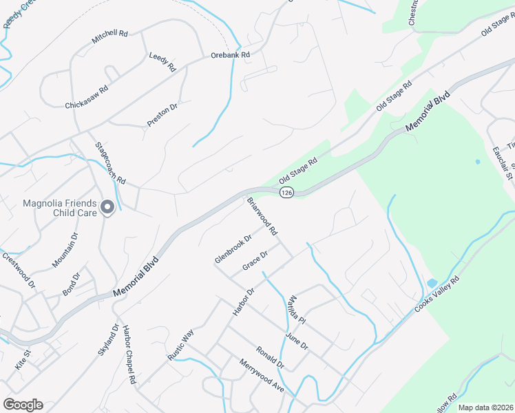 map of restaurants, bars, coffee shops, grocery stores, and more near 4315 Briarwood Road in Kingsport