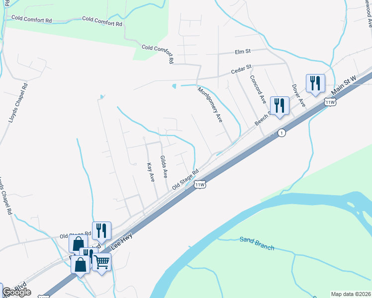 map of restaurants, bars, coffee shops, grocery stores, and more near 938 Ragle Street in Church Hill