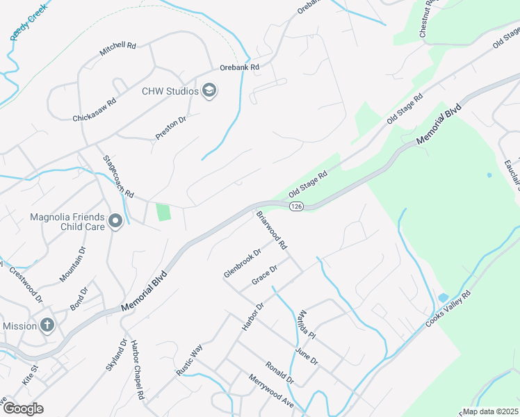 map of restaurants, bars, coffee shops, grocery stores, and more near 4605 Memorial Boulevard in Kingsport