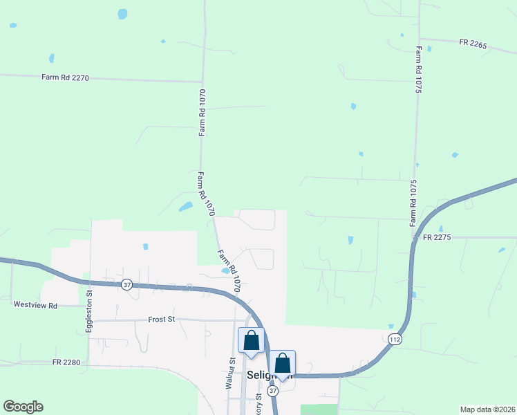 map of restaurants, bars, coffee shops, grocery stores, and more near 7746 Blockade Village South in Seligman