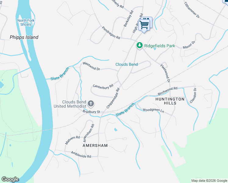 map of restaurants, bars, coffee shops, grocery stores, and more near 808 Chippendale Road in Kingsport