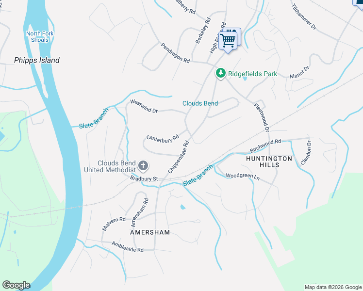map of restaurants, bars, coffee shops, grocery stores, and more near 808 Chippendale Road in Kingsport