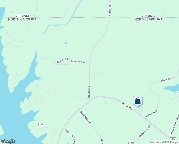 map of restaurants, bars, coffee shops, grocery stores, and more near 12 Stanley Road in Henrico
