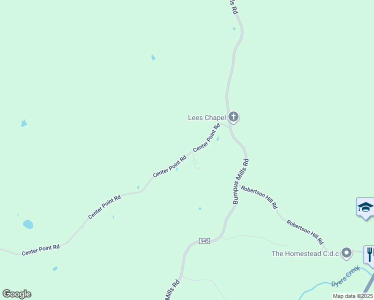 map of restaurants, bars, coffee shops, grocery stores, and more near 877 Center Point Road in Dover