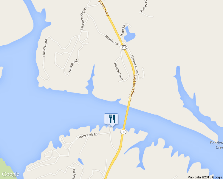 map of restaurants, bars, coffee shops, grocery stores, and more near 131 Hassler Spur in Byrdstown