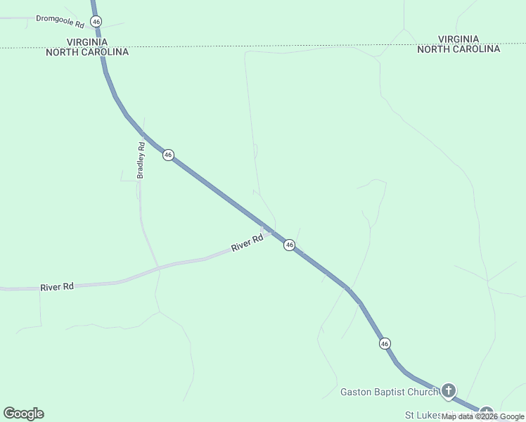 map of restaurants, bars, coffee shops, grocery stores, and more near 501 North Carolina 46 in Gaston
