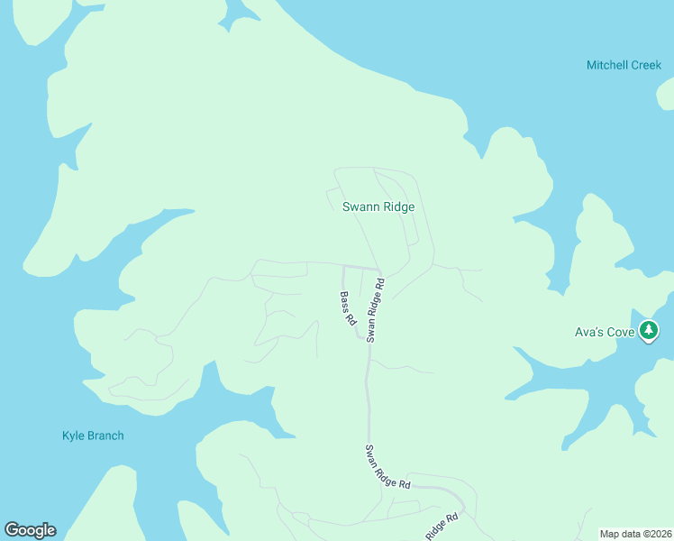 map of restaurants, bars, coffee shops, grocery stores, and more near 3377 Swan Ridge in Hilham