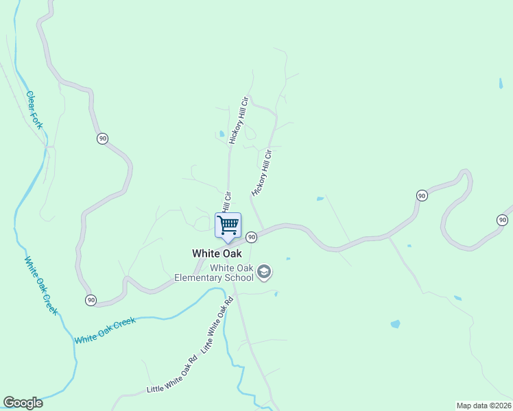 map of restaurants, bars, coffee shops, grocery stores, and more near 1501 Tennessee 90 in Duff