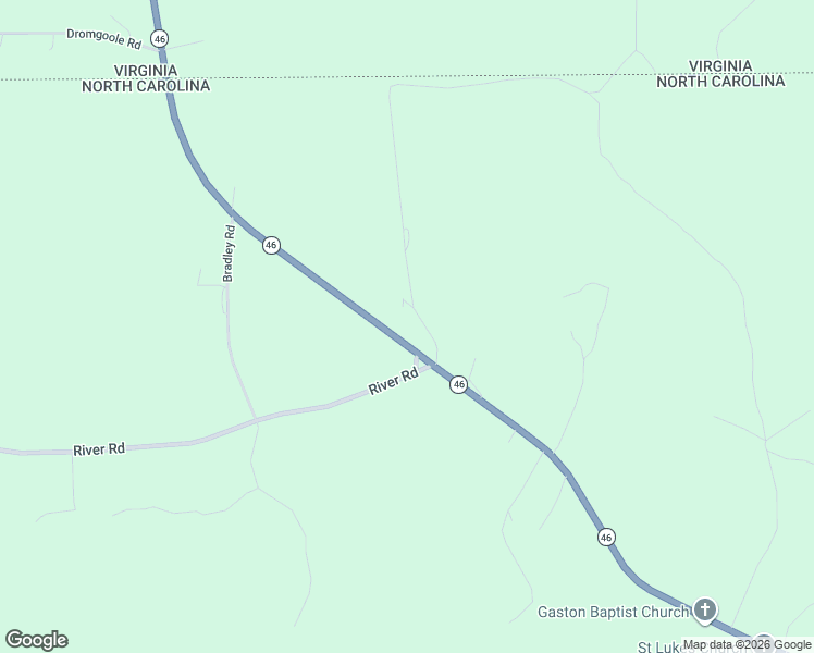 map of restaurants, bars, coffee shops, grocery stores, and more near 501 North Carolina 46 in Gaston