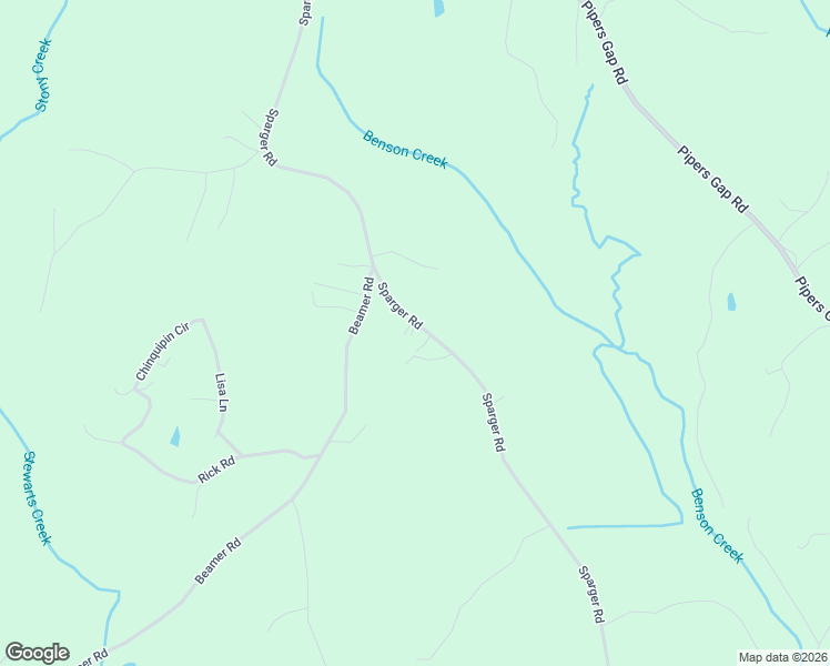 map of restaurants, bars, coffee shops, grocery stores, and more near 109 Magic Town Lane in Mount Airy