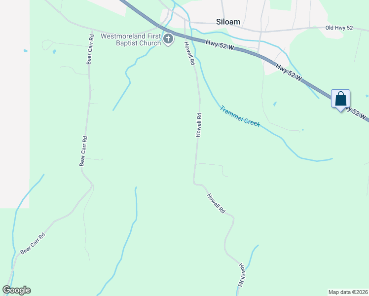 map of restaurants, bars, coffee shops, grocery stores, and more near 684 Howell Road in Westmoreland