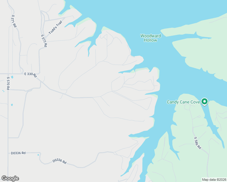 map of restaurants, bars, coffee shops, grocery stores, and more near East 332 Loop in Jay