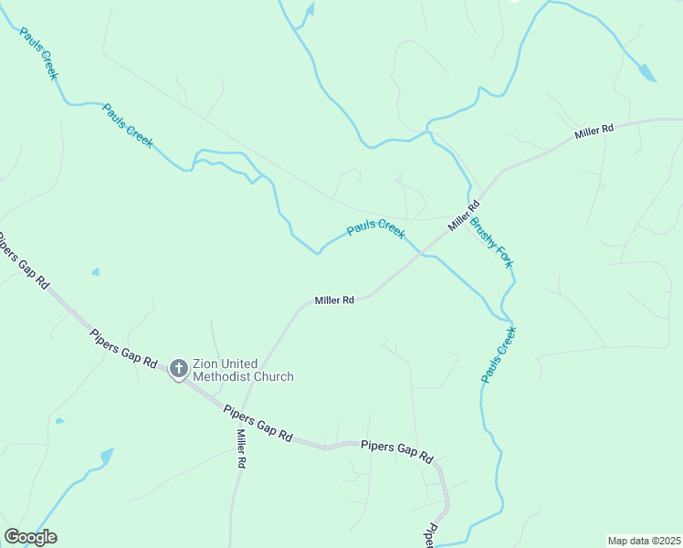 map of restaurants, bars, coffee shops, grocery stores, and more near 716 Miller Road in Mount Airy