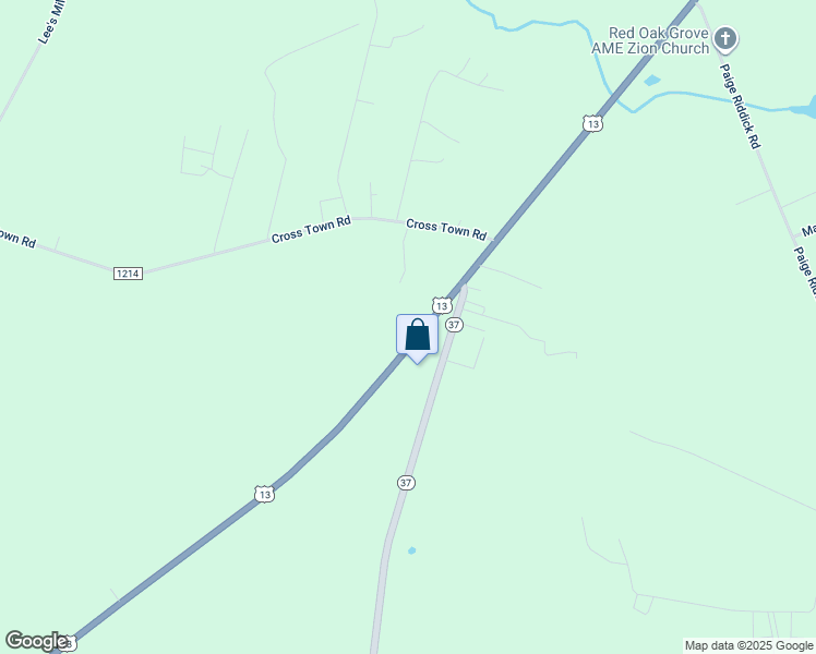 map of restaurants, bars, coffee shops, grocery stores, and more near 1590 U.S. 13 in Gates