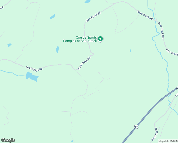 map of restaurants, bars, coffee shops, grocery stores, and more near 1240 Grape Ruff Road in Oneida