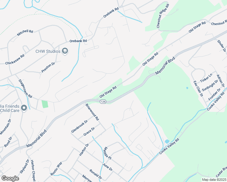 map of restaurants, bars, coffee shops, grocery stores, and more near 4509 Old Stage Road in Kingsport