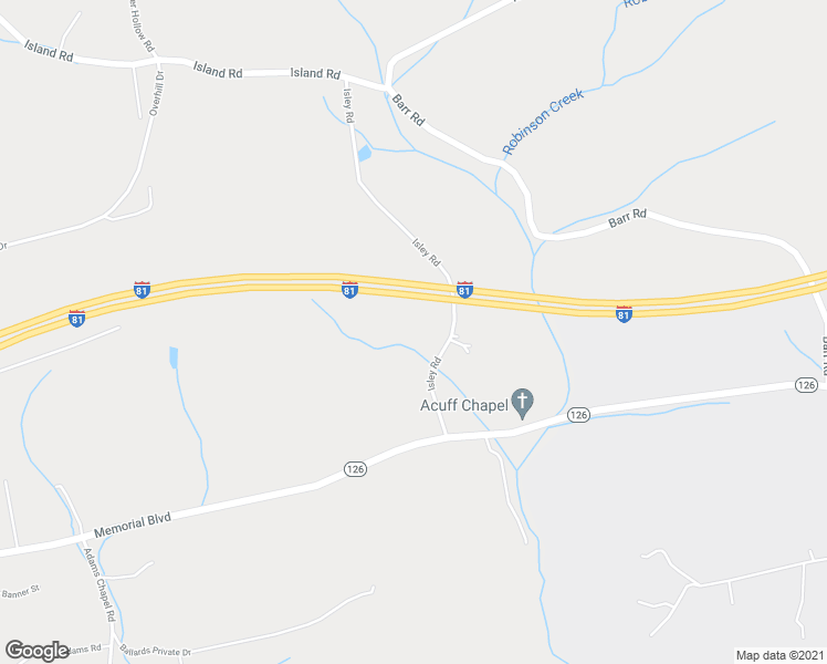 map of restaurants, bars, coffee shops, grocery stores, and more near 171 Isley Rd in Blountville