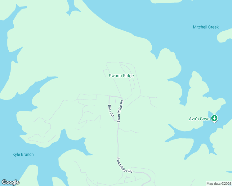 map of restaurants, bars, coffee shops, grocery stores, and more near 3377 Swan Ridge Road in Hilham