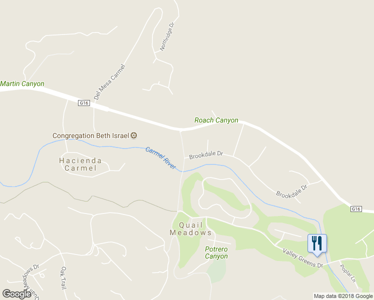 map of restaurants, bars, coffee shops, grocery stores, and more near 5965 Brookdale Drive in Carmel