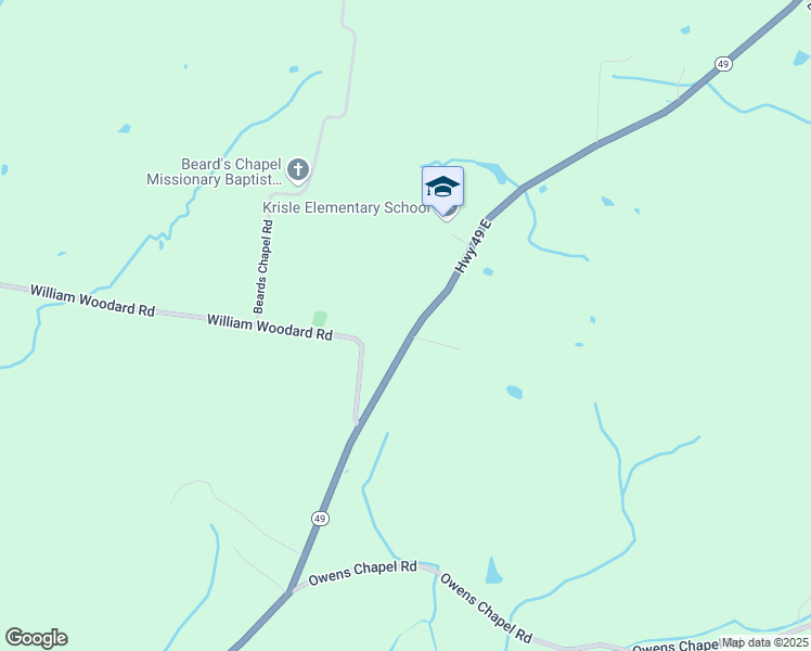 map of restaurants, bars, coffee shops, grocery stores, and more near 6644 Tennessee 49 in Springfield