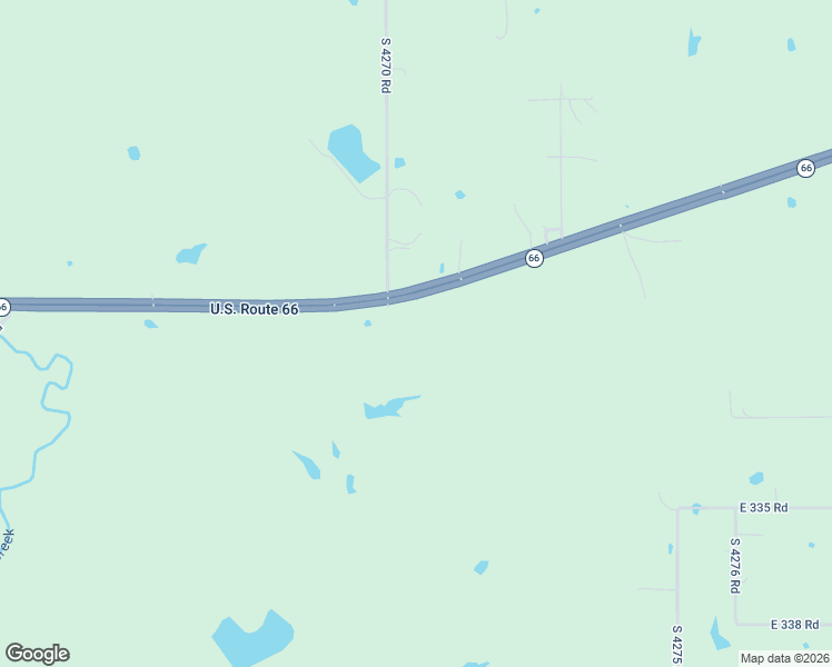 map of restaurants, bars, coffee shops, grocery stores, and more near 23822 Oklahoma 66 in Chelsea