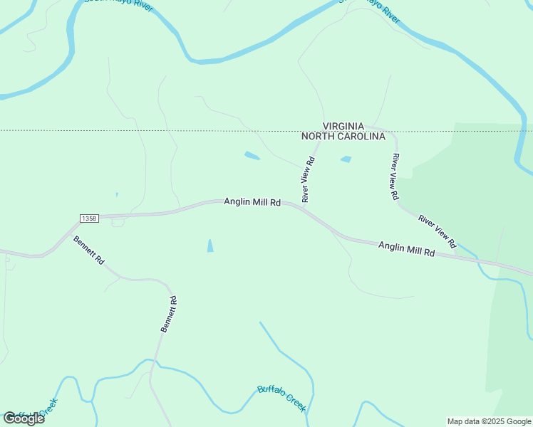 map of restaurants, bars, coffee shops, grocery stores, and more near 2790 Anglin Mill Road in Stoneville