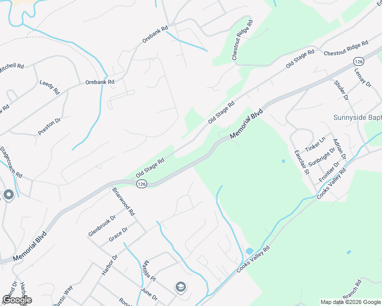 map of restaurants, bars, coffee shops, grocery stores, and more near 4537 Old Stage Road in Kingsport