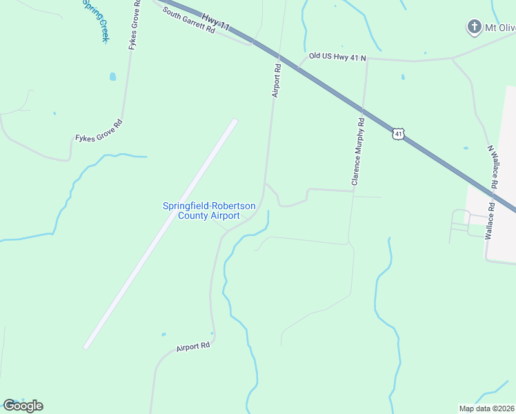 map of restaurants, bars, coffee shops, grocery stores, and more near 4457 Airport Road in Springfield