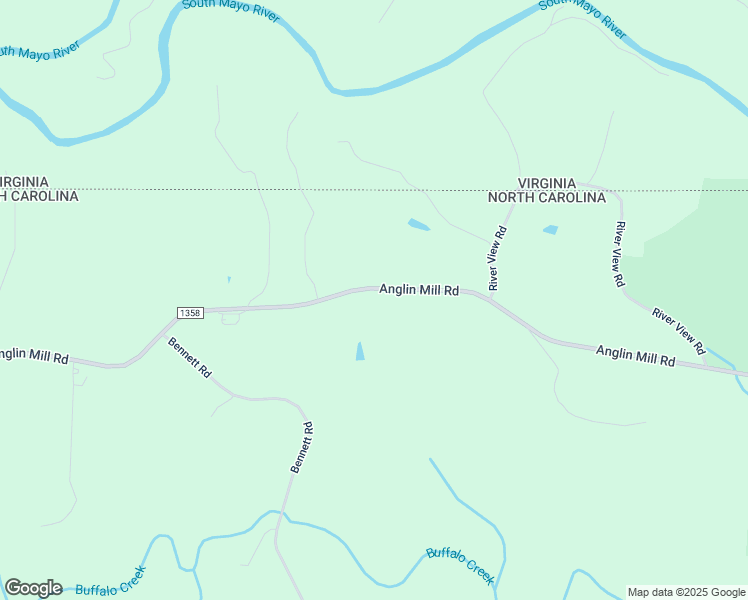 map of restaurants, bars, coffee shops, grocery stores, and more near 2880 Anglin Mill Road in Stoneville