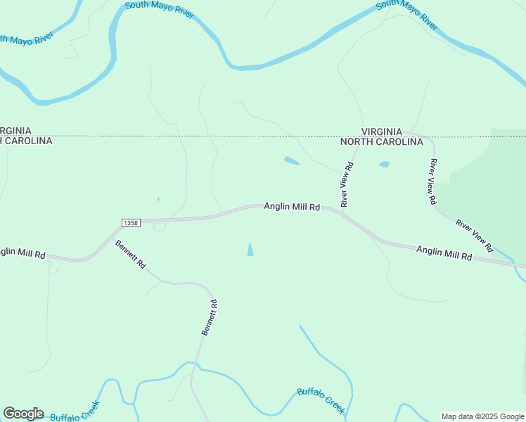 map of restaurants, bars, coffee shops, grocery stores, and more near 2880 Anglin Mill Road in Stoneville
