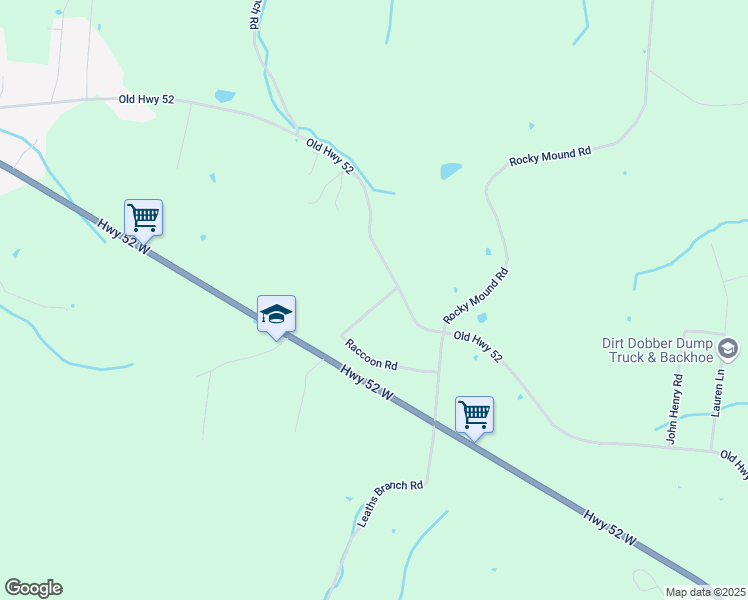 map of restaurants, bars, coffee shops, grocery stores, and more near 60 Raccoon Road in Westmoreland