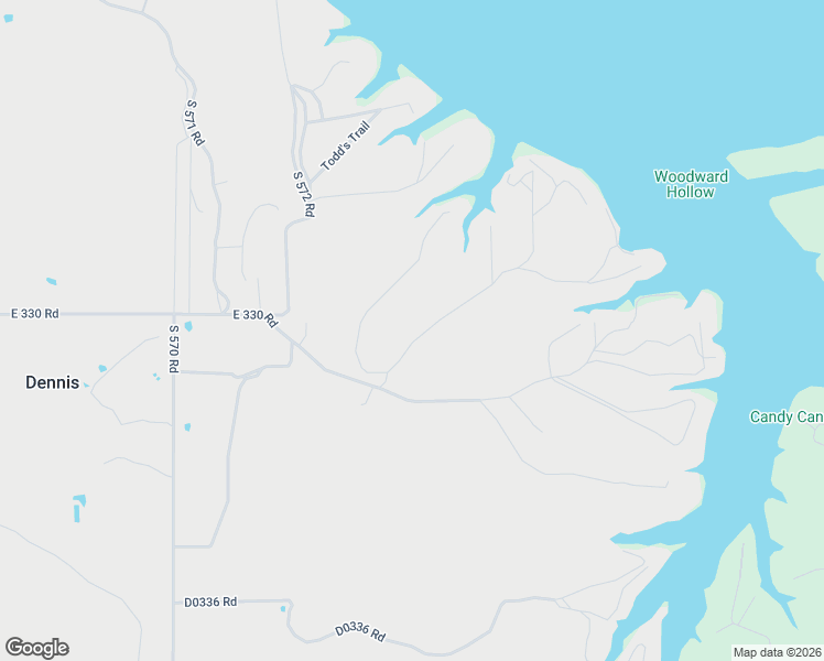 map of restaurants, bars, coffee shops, grocery stores, and more near 574 Road in Jay