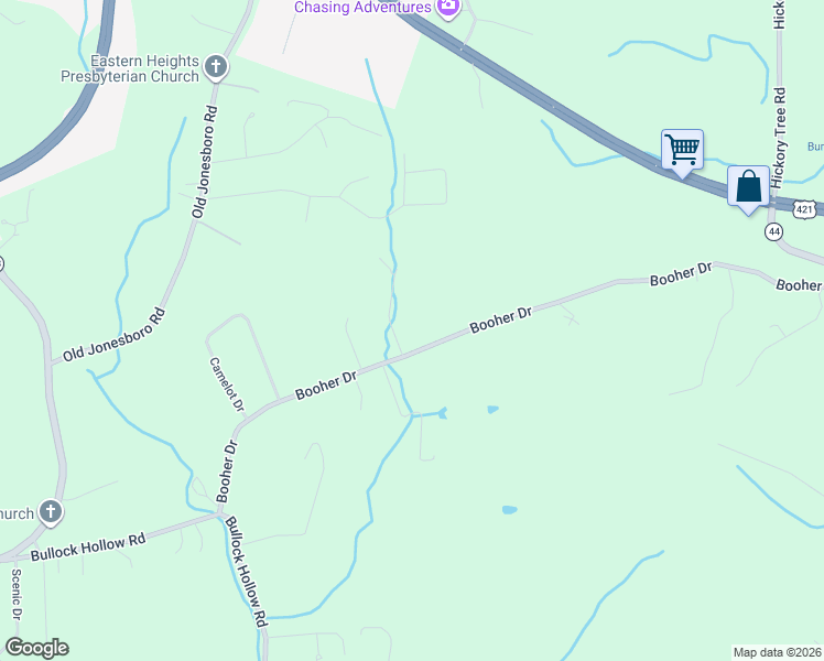 map of restaurants, bars, coffee shops, grocery stores, and more near 475 Booher Drive in Bristol
