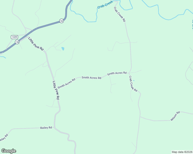 map of restaurants, bars, coffee shops, grocery stores, and more near 407 Smith Acres Road in Ennice